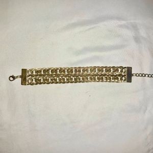 Forever 21 Gold  Double Chainlink Bracelet